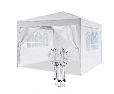 YUEBO Tonnelle de Jardin Tonnelle Pliante 3x3 m Chapiteau Pliable Gazebo Pliant Tente de Reception