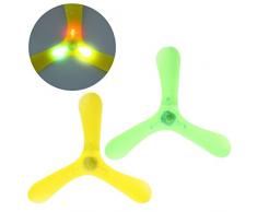 Lunji Boomerang Lumineux Jeux de Plein Air pour Enfant Adulte