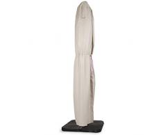 CovUp Housse de Parasol déporté Diamètre 45 cm x Hauteur 240 cm Protection, Taupe