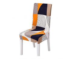 Élégant Housse de Chaise de Salle a Manger Extensible, Morbuy Décoration pour Jardin Bureau Hôtel Mariage Maison, Haut Dossier Stretch Housse Couverture Universel