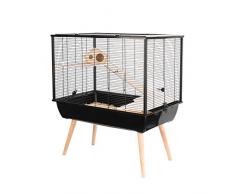 Cage Neo Silta Petit Rongeur L 77.5 X P 47.5 X H 87.5 Cm Noire