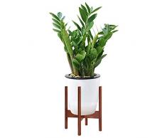 STLOVe Milieu du siècle en Bois Support de Pot de Fleurs Support de Plante en Bois pour Salon Salon Jardin Balcon Coin Porte Pot Pots Plante