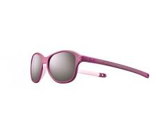 Julbo Boomerang Lunettes de Soleil Fille, Prune/Rose Fluo, FR : XXS (Taille Fabricant : 4-6 Ans)