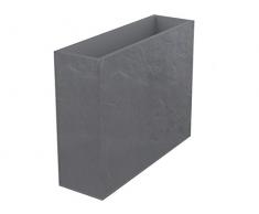 EDA Jardinière Volcania, Gris Galet