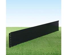 GartenAZ Bordure de Gazon en métal galvanisé à Chaud et revêtu par pulvérisation Anthracite 103 x 20 cm Longueur 1 m à 50 m Länge 1 m Anthracite