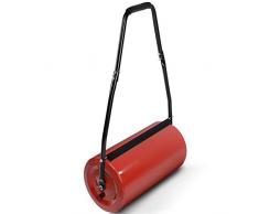 Rouleau à Gazon - en Acier, Capacité 50L, Diamètre 32 cm, Largeur 60 cm, Poignée et Raclette de Nettoyage, Choix de Couleur - Rouleau à Jardin à Main, Rouleau Pelouse
