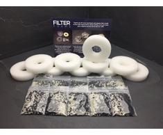 Filter Foams Kit dentretien pour aquarium avec 10 recharges pour filtre de toutes tailles compatibles Biorb/Life/Biubes/Flows