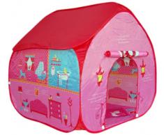 Enfants Pop Up tente de jeu de conception comme une maison de poupée avec un unique imprimé Lecture: Ch. rose de filles Jouet Tente