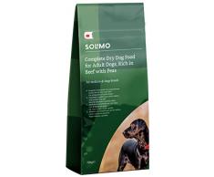 Marque Amazon - Solimo - Croquettes complètes pour chien adulte, riche en boeuf avec pois, 1 Pack de 20kg