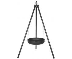 Barbecue brasero suspendu sur trépied BALPANNE 60 cm