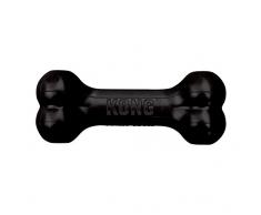 KONG - Extreme Goodie Bone - Os de Chien en Caoutchouc Durable pour mâchoires puissantes, Noir - pour Chien Taille Moyenne