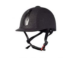 HORZE Casque déquitation Triton Galaxy, Noir, 54-56