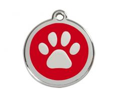 Red Dingo Médaille pour Chien Rouge Patte 30 mm