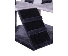 Arbre à chat avec griffoir Grattoir et centre d'activités 130 cm gris-blanc