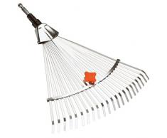 Balai à Gazon Réglable Combisystem de Gardena : Râteau à Feuillage, Largeur de Travail Variable de 30 à 50 Cm, Idéal pour Balayer les Feuilles ou lHerbe Coupée (3103-20)