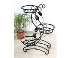 DanDiBo Escalier à Fleurs KW019 Support de Fleurs Colonne à Fleurs 87 cm Colonne à Plantes Porte-Plantes