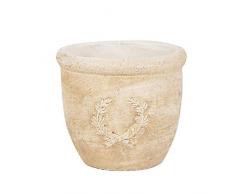 Tritow Européenne rétro céramique Fleur charnue Classique jardinière en Terre Cuite grès Vintage perméable Respirant Pot de Fleur décoratif Pot Pot Balcon Cour conteneur