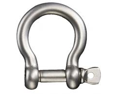 Gibbon GBSHA Manille de Slackline Mixte Adulte, Argent