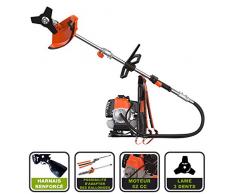 Silex France ® debroussailleuse thermique a dos 2 en 1 / 52cm3
