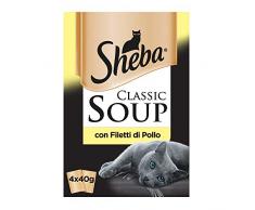Sheba Classic Soup avec Filets de Poulet – Paquet de 12 pièces
