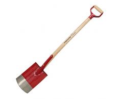 Fiskars Classic Bêche, rond, marron/rouge, 106 x 19,5 x 8 cm, 1003691