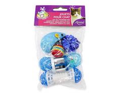 AIME Lot de 7 jouets pour Chat, Mix de Différents Jouets pour Chat, Jeu Amusant