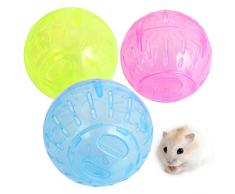Pet Rongeur Plastique Souris Jouet Jogging Boule De Hamster Gerbille Rat Exercice Balles Jouer Jouets