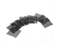 Naisicatar Usine Durable daccessoires 10pcs / Set Jardinage Pot de Fleurs Trou Mesh Pad Plante en Pot Bonsai en Vrac Sol Pot Respirante Grille Mat