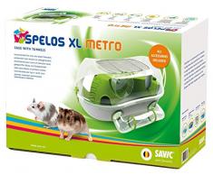 VADIGRAN Savic Spelos Metro Cage pour Hamster Anthracite 59 x 37 x 26 cm Taille XL