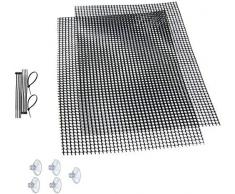 SunGrow Moss Mur Mesh Dolle (Plante Non Inclus) Décorer Bare Live Tank Aquarium Plante Aquatique pour Fish Tank