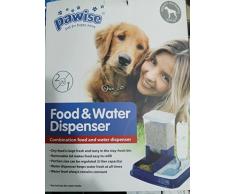 PAWISE 11058 Distributeur deau et de Nourriture 2 en 1 pour Chien/Chat