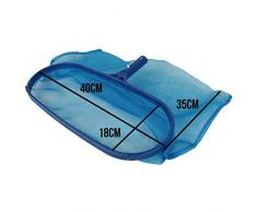 Linxor France ® Tête dépuisette de fond bleu pour piscine adaptable sur manche standard ou télescopique - Norme CE