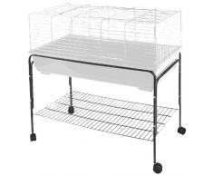 Little Friends X-Part Support pour Cage à Lapin Métal 100 cm