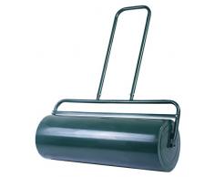 Costway Rouleau à Gazon de Jardin avec Poignée en Acier Haute Résistance - Volume 63 L - Ø du Rouleau : 30 CM Largeur 90 CM Vert