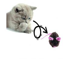 Vealind Gigwi Automatique Chat Souris Jouet avec Réalistes Sons (Rose)