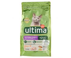 Ultima Croquettes pour Chat Adulte Stérilisé au Poulet - 1,5Kg