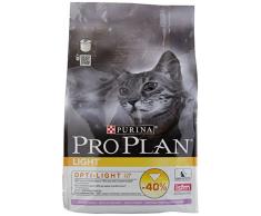 PRO PLAN Light - Riche en Dinde - 3 KG - Croquettes pour chat adulte