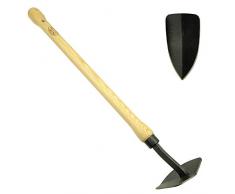 DeWit Serfouette à plantes 56,5cm I Serfouette de jardin professionnelle en acier borosilicate à planter I Premium pour arroser les trous de plantes I Outil de jardin de qualité I Fabriqué en Hollande