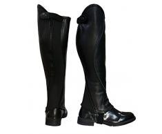 Riders Trend 10067190 Chaps déquitation Mixte Adulte, Black/Hunter Green, 45 x 44 cm