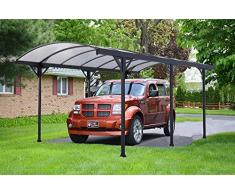 Chalet-Jardin Carport alu -COUV'VOITURE 35-15,24 M²- Gris