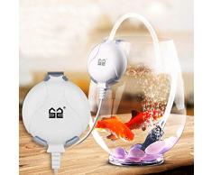 MeterMall Mini Pompe à oxygène muet avec Ventouse pour aquariophilie
