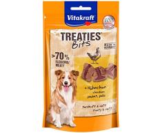 Vitakraft Treaties Bits Poulet, Friandise Snack à la Viande Qualité Premium pour Chien, 1 Sachet de 120 g