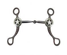 Shumo Mors de Cheval Mors Lache Mors de Cheval PièCe SS Mors Articulé Mors Occidental Antique avec éQuipement de Garnitures GS