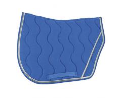 EQUITHEME Tapis Jump - Couleurs - Bleu Vif/Blanc, Taille Equipement Cheval - Cheval