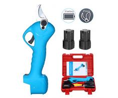 KKmoon Élagage au Lithium Rechargeable électrique sans fil Cisailles Sécateur Branch Cutter, Outil de Taille de Fruits électrique, Élagueur de Jardin électrique
