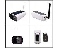 QOUP Caméra Solaire 1080P HD 4G, Carte sans Fil étanche de Grande capacité IP66 étanche pour Chantier de Construction extérieur, verger, étang, caméra sans Fil résistante aux intempéries
