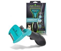 FURMINATOR Outil de Toilettage Pour Chat de Petite Taille à Poils Longs - Elimine 90% des Poils – Nettoyage en 1 clic - Conçu et Recommandé par des Professionnels - Sans Bisphénol A