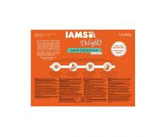 Iams Terre Land Collection Nourriture Humide en Sauce pour Chat Adulte Toutes Les Races 12 Sachets x 85 g