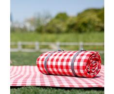 En plein air 200 x 200 cm Pique-nique couverture tapis de pique-nique imperméable à leau Mat Crawling Mats pour la maison de printemps de plage, avec des sangles