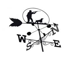 Garden Market Place Shooter Girouette en Acier avec Piquet et Fixation Murale